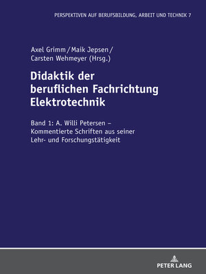 cover image of Didaktik der beruflichen Fachrichtung Elektrotechnik